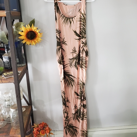 Tropical fitted maternity dress - Picture 2 of 7